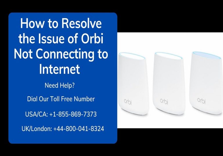 Fixed Orbi Router Not Connecting to +18558697373