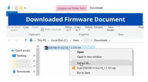 Downloaded Firmware Document