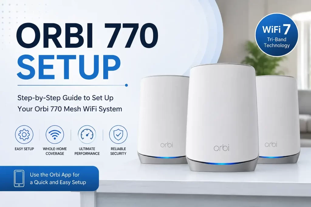 Orbi 770 Setup Guide