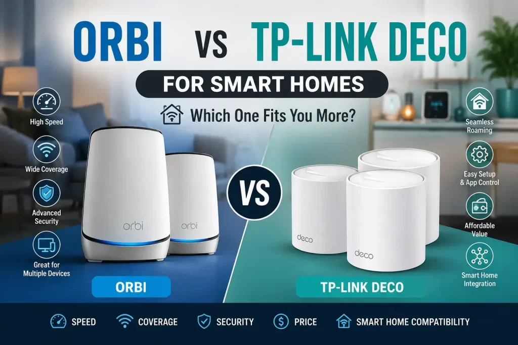 Orbi vs TP-Link Deco for smart homes