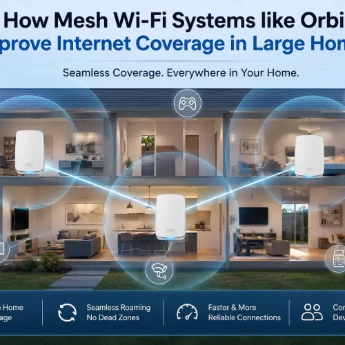 How Mesh WiFi Systems like Orbi Improve Internet Coverage in Large Homes